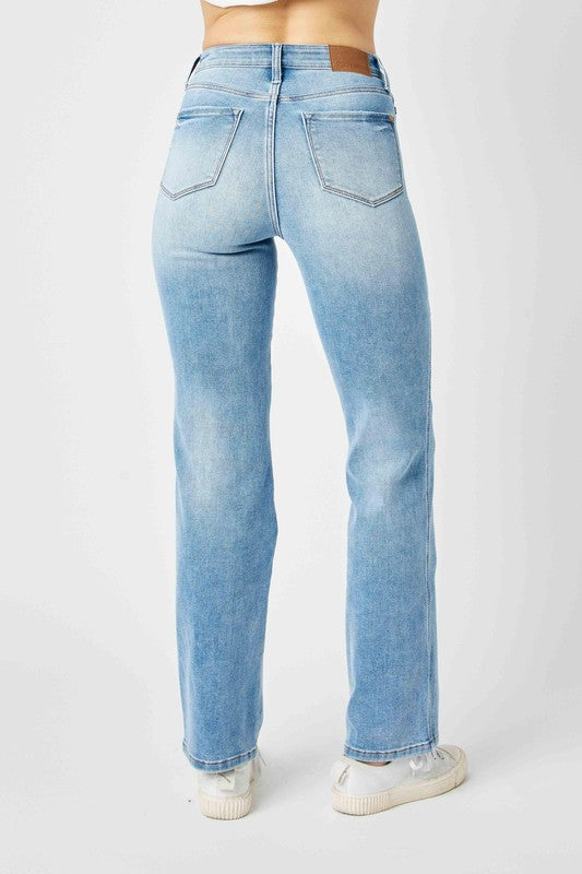 Judy Blue: Nicole Straight Tummy Control HW Jeans