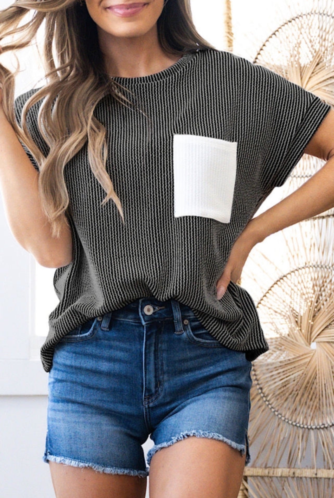 Kirsten Basic Pocket Tee